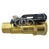 Quick Connect Body & Shutoff Valve 1/4"