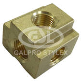 Brass Block 5 Way