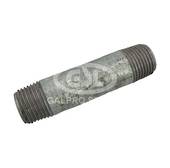 15mm x 80mm Galvanised Nipple