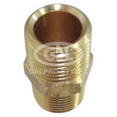 Hex Nipple with Cone Chamfer