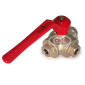 1/2" - 3 Way Ball Valve