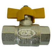 1/4" F/F Tee Handle Ball Valve