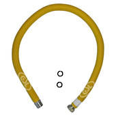 3/4" Flexi Tube - Male BSPTM / Female Convex Swivel