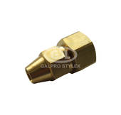 10mm M Flare x 1/2" F Flat Face with Nut