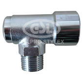 Chrome Bayonet Angled Socket - 1/2" Male