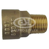 Brass Bayonet Straight Socket x 1/2" Male