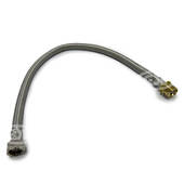 10mm Braided Hose - Convex Swivel to BSPM