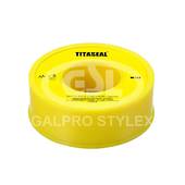 TitaSeal PTFE Yellow Gas Tape 12mm x 0.1mm x 10m