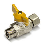 Swivel / Male Tee Handle Gas Ball Valve