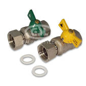 Swivel/F Water / Gas T/H Ball Valve Kit